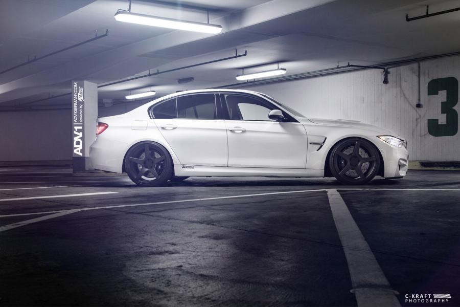  BMW M3 on ADV.1 Wheels (ADV5MV1) 2014 года  (фото 10 из 12)
